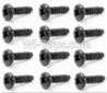 HaiBoXing 12891 Parts-40 S029 Round Head Self Tapping Screw-2.6X10mm(12PCS),HBX 12891 Car Parts,HaiBoXing 12891 RC Truck Spare parts Accessories,1:12 4WD High Speed Buggy Parts