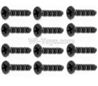 HaiBoXing 12891 Parts-42 S107 Round Head Self Tapping Screw-2.6X15mm(12PCS),HBX 12891 Car Parts,HaiBoXing 12891 RC Truck Spare parts Accessories,1:12 4WD High Speed Buggy Parts