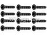 HaiBoXing 12891 Parts-46 S181 Countersunk Screw 2.5X8mm(12PCS),HBX 12891 Car Parts,HaiBoXing 12891 RC Truck Spare parts Accessories,1:12 4WD High Speed Buggy Parts