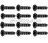 HaiBoXing 12891 Parts-47 S201 Round Head Self Tapping Screws-2.6X25mm(12PCS),HBX 12891 Car Parts,HaiBoXing 12891 RC Truck Spare parts Accessories,1:12 4WD High Speed Buggy Parts