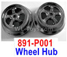 HBX 12895 Wheel Rims, Wheel Hubs. Not include the Tires. 891-P001