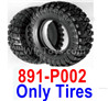 HBX 12895 Tires + Insert, Tires Skins. Not include the Wheel Rims. 891-P002