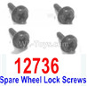 HBX 12895 Replace Accessories-Spare Wheel Lock Screws. 12736