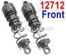 HBX 12895 Front Oil Filled Shock Absorbers. Total 2 set. 12712