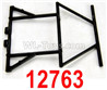 HBX 12895 Rear Roll Cage, Rear Rails. 12763