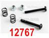 HBX 12895 Front Bumper Post + Buffer Springs + Lock Nuts. 12767