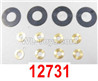 HBX 12895 shims complete .Gasket kit. 12731