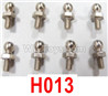 HBX 12895 Front Turning Linkage Inserted Ball Stud. The Inner diameter is 4.8mm. H013