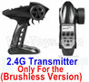 HBX 16889 Transmitter,2.4Ghz Radio (Only for Brushless Car)-12670-2.4G