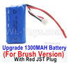 HBX 16889 Upgrade 7.4V 1300MAH Battery-Only for the Brush Version-M16120 HBX 16889 Upgrade 7.4V 1300MAH Battery-Only for the Brush Version-M16120