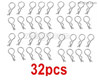 HBX 16890 DESTROYER 32pcs Clips,R-Clips,RC Car body Clips.RC Body clips for the Body shell Cover. It Includes 32pcs.