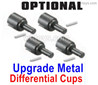 HBX 16890 DESTROYER M16104 Parts Upgrade Metal Differential Outdrive Cups + Pins.