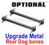 HBX 16890 DESTROYER M16106 Parts Upgrade Metal Rear Dog bones.Rgear Drive shaft.