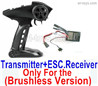HBX 16890 DESTROYER Transmitter,Remote Control.2.4Ghz Radio + ESC Receiver board.
