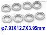 HBX 16890 DESTROYER Ball Bearings.793127.The siez is 7.93X12.7X3.95mm.Total 8pcs.