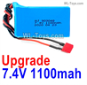 HaiBoXing HBX 18858 Upgrade Battery Parts,18031 Upgrade 7.4v 1100mah liPo Battery with T Connector.Total 1pcs. HaiBoXing HBX 18858 Upgrade Battery Parts,18031 Upgrade 7.4v 1100mah liPo Battery with T Connector.Total 1pcs.