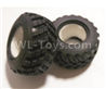 HaiBoXing HBX 18858 Parts-Tire lether(Not include the Wheel hub)-2pcs Parts,HaiBoXing 18858 RC Car Spare Parts 1/18