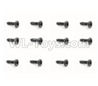 HaiBoXing HBX 18858 Parts-Screws Pan Head Self Tapping Screw(12pcs)-PBHO2.3X6mm Parts