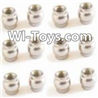 HaiBoXing 2098B Spare Parts-12 24961 Ball Head(12pcs)- 3.8x4mm,,HBX 2198B Car Parts,HaiBoXing 1:24 2198B RC Truck Spare parts Accessories,HBX 1/24 2198B 4WD High Speed Buggy Parts