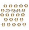 HaiBoXing 2098B Spare Parts-23 24973 Brass Bushes-3x6x2.5mm(8pcs) & 3x7x3mm(8pcs) & D-φ4x8x3mm(8pcs),,HBX 2198B Car Parts,HaiBoXing 1:24 2198B RC Truck Spare parts Accessories,HBX 1/24 2198B 4WD High Speed Buggy Parts