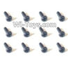 HaiBoXing 2098B Spare Parts-50 24756 Pan Head Screws(12PCS)-2x6mm,,HBX 2198B Car Parts,HaiBoXing 1:24 2198B RC Truck Spare parts Accessories,HBX 1/24 2198B 4WD High Speed Buggy Parts