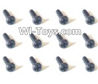 HaiBoXing 2098B Spare Parts-53 24760 Countersunk head Self Tapping Screws(12PCS)-2x6mm,,HBX 2198B Car Parts,HaiBoXing 1:24 2198B RC Truck Spare parts Accessories,HBX 1/24 2198B 4WD High Speed Buggy Parts