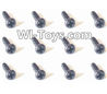 HaiBoXing 2098B Spare Parts-56 24771 Head Screws(12PCS)-1.5x2.5mm,,HBX 2198B Car Parts,HaiBoXing 1:24 2198B RC Truck Spare parts Accessories,HBX 1/24 2198B 4WD High Speed Buggy Parts