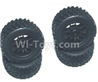 HaiBoXing 2118 Parts-32 24025R Whole wheel unit(4pcs)-(Inlucde the Wheel Hub,Tire lether),HBX 2118 Car Parts,HaiBoXing 1:24 2118 RC Truck Spare parts Accessories,1/24 4WD High Speed Buggy Parts