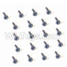 HaiBoXing 2118 Parts-40 25055 Countersunk Head Screw-2X5mm(20PCS),HBX 2118 Car Parts,HaiBoXing 1:24 2118 RC Truck Spare parts Accessories,1/24 4WD High Speed Buggy Parts