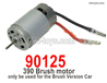 HBX 901A FIREBOLT 90125 390 Motor unit.It can only be used for the Brush Version RC Car