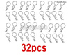 HBX 903A VANGUARD 32pcs Clips,R-Clips,90118 RC Car body Clips.RC Body clips