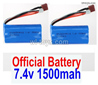 HBX 903A VANGUARD Battery Packs.90129. Official 7.4V 1500MAH Lipo Battery.Total 2pcs