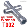 HBX 903A VANGUARD Outer Hexagon Wrench For the Wheel