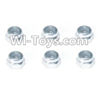 HBX HaiBoXing T6 Spare Parts-H002 Lock Nut M3(6pcs),HBX T6 Car Parts,HaiBoXing T6 RC Truck Spare parts Accessories,1:6 Proportional Brushless RC Desert Buggy RC Racing Car Parts
