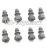 HBX HaiBoXing T6 Spare Parts-H033 Ball Stud.-φ5.8-(8pcs),HBX T6 Car Parts,HaiBoXing T6 RC Truck Spare parts Accessories,1:6 Proportional Brushless RC Desert Buggy RC Racing Car Parts