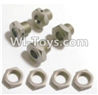 HBX HaiBoXing T6 Spare Parts-TS026 Wheel Hex. Wheel Hex. Lock,HBX T6 Car Parts,HaiBoXing T6 RC Truck Spare parts Accessories,1:6 Proportional Brushless RC Desert Buggy RC Racing Car Parts
