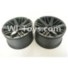 HBX HaiBoXing T6 Spare Parts-TS054 Front Wheel Rims,Front wheel hub(2pcs),HBX T6 Car Parts,HaiBoXing T6 RC Truck Spare parts Accessories,1:6 Proportional Brushless RC Desert Buggy RC Racing Car Parts
