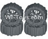 HBX HaiBoXing T6 Spare Parts-TS061-02 Front and Rear Concept Sand Wheels Complete(4 set),HBX T6 Car Parts,HaiBoXing T6 RC Truck Spare parts Accessories,1:6 Proportional Brushless RC Desert Buggy RC Racing Car Parts