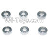HBX HaiBoXing T6 Spare Parts-TS066 Ball Bearings-6x12x3mm(6pcs),HBX T6 Car Parts,HaiBoXing T6 RC Truck Spare parts Accessories,1:6 Proportional Brushless RC Desert Buggy RC Racing Car Parts