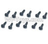 HBX HaiBoXing T6 Spare Parts-TS200 Hex. Recessed Pan Head Screws(TMH03x8mm)-12pcs,HBX T6 Car Parts,HaiBoXing T6 RC Truck Spare parts Accessories,1:6 Proportional Brushless RC Desert Buggy RC Racing Car Parts