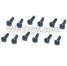 HBX HaiBoXing T6 Spare Parts-TS204 Hex. Recessed Pan Head Screws(TMH03x30mm)-12pcs,HBX T6 Car Parts,HaiBoXing T6 RC Truck Spare parts Accessories,1:6 Proportional Brushless RC Desert Buggy RC Racing Car Parts