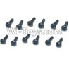 HBX HaiBoXing T6 Spare Parts-TS206 Hex. Recessed Pan Head Screws(TMH04x4mm)-12pcs,HBX T6 Car Parts,HaiBoXing T6 RC Truck Spare parts Accessories,1:6 Proportional Brushless RC Desert Buggy RC Racing Car Parts