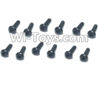 HBX HaiBoXing T6 Spare Parts-TS210 Hex. Recessed Pan Head Screws(TMH04x23mm)-12pcs,HBX T6 Car Parts,HaiBoXing T6 RC Truck Spare parts Accessories,1:6 Proportional Brushless RC Desert Buggy RC Racing Car Parts