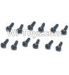 HBX HaiBoXing T6 Spare Parts-TS212 Hex. Recessed Pan Head Self Tapping Screws(TMH04x12mm)-12pcs,HBX T6 Car Parts,HaiBoXing T6 RC Truck Spare parts Accessories,1:6 Proportional Brushless RC Desert Buggy RC Racing Car Parts