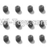 HBX HaiBoXing T6 Spare Parts-TS227 Hex. Recessed Set Screws(M4x8mm)-12pcs,HBX T6 Car Parts,HaiBoXing T6 RC Truck Spare parts Accessories,1:6 Proportional Brushless RC Desert Buggy RC Racing Car Parts
