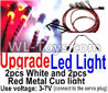 HuanQi 727 Parts-120-01 Upgrade LED light unit(Total 4pcs Light-2 Red and 2 White-voltage 3-7V),HuanQi 727 Rc Car Spare Parts Replacement Accessories,HQ727 HQ 727 1:10 Scale BRUSHED RC Racing Truck Parts rc off-road car Parts,Truck Car Parts