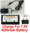 HuanQi 727 Parts-51-03 E9391 7.4V LI-ION Charger and Balance chager(AU Version Plug),HuanQi 727 Rc Car Spare Parts Replacement Accessories,HQ727 HQ 727 1:10 Scale BRUSHED RC Racing Truck Parts rc off-road car Parts,Truck Car Parts