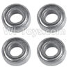 HuanQi 727 Parts-86-02 B5502 Rolling bearings(4pcs)-5x11x4mm,HuanQi 727 Rc Car Spare Parts Replacement Accessories,HQ727 HQ 727 1:10 Scale BRUSHED RC Racing Truck Parts rc off-road car Parts,Truck Car Parts