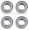 HuanQi 727 Parts-86-04 B5504 Rolling bearings(4pcs)-8x16x5mm,HuanQi 727 Rc Car Spare Parts Replacement Accessories,HQ727 HQ 727 1:10 Scale BRUSHED RC Racing Truck Parts rc off-road car Parts,Truck Car Parts