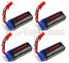 JJRC Q35 Parts-03-03 7.4V 400mAh Battery(4pcs),JJRC Q35 RC Car Spare parts Accessories,JJRC Q35 RC Trcuck Parts